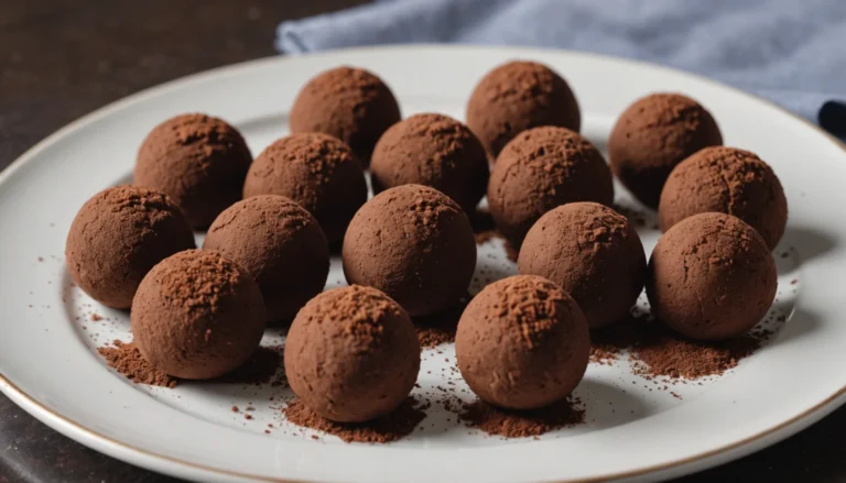 truffes au chocolat au lait