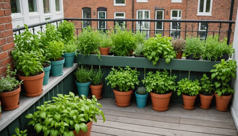 herbes pour jardinière de balcon