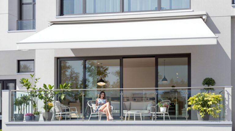 store banne pour balcon