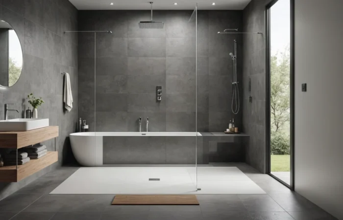 receveur extra plat