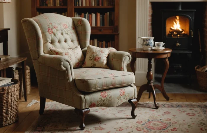 fauteuil style anglais cottage